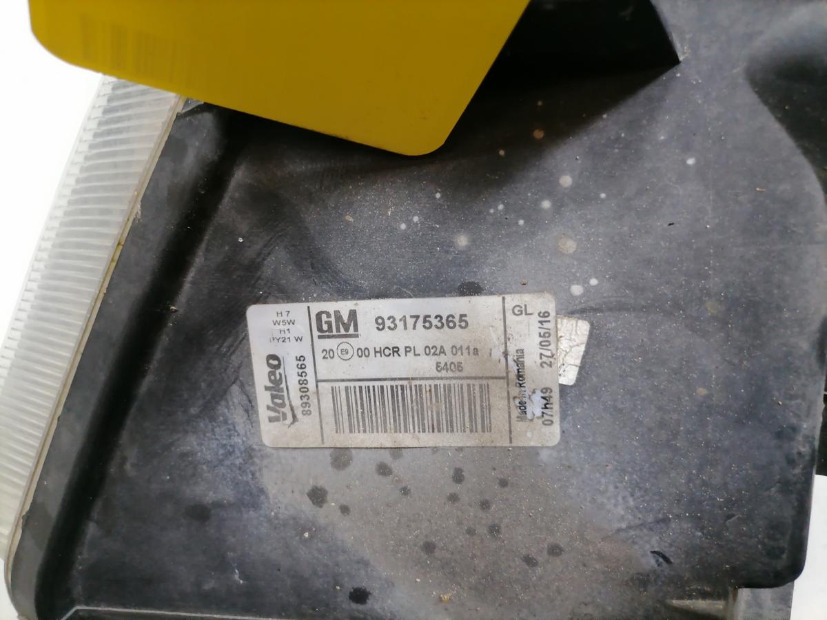 Opel Meriva A original Scheinwefer vorn rechts Halogen